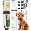 Oneisall Súprava na strihanie zvierat, strojček a zastrihávač Pre Psa Mačku