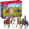 Schleich 72221 Exkluzívny jazdecký klub 4 jazdkyne