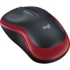 Logitech Wireless Mouse M185 červená 910-002240
