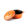 Hlboký liatinový hrniec Hossé, oranžová 4,4l