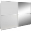 MID.YOU SKRIŇA S POSUVNÝMI DVERAMI, biela, 180/198/64 cm - Skrine - 001787067402