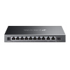 TP-LINK Omada 10-Port Gigabit Easy Managed Switch with 8-Port PoE+ PORT: 8× Gigabit PoE+ Ports, 1x Gigabit Non-PoE Ports, 1× Co ES210GMP