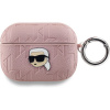 Karl Lagerfeld PU Embossed Karl Head Puzdro na AirPods Pro KLAPPGKIPP