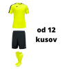 Futbalová sada Joma Academy s krátkym rukávom pre mužstvo, od 12 kusov, jasná žltá / ?ierna počet ks v sade: 17 hráčskych setov