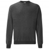 Mikina pánska Fruit of the Loom Classic Set-In Sweat - tmavo sivá, M