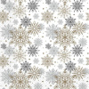Procos Papierové obrúsky snehové vločky 33x33 cm 20 ks