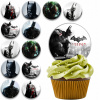 OBLÁTKA NA MUFFINY OBLÁTKA BATMAN ARKHAM CITY JOKER CATWOMAN SADA 12KS