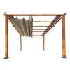 Hliníková pergola – Florida (svetlohnedá)