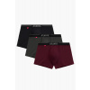 Pánske športové boxerky Atlantic 3MH-011 3-pack Farba: Čierna, Veľkosť: S