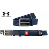 Opasok - Under Armour Navy Blue Belt - mužský produkt (Podľa pancierovania pánske nohavice pre nohavice 97 cm)