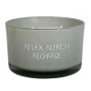 My Flame Lifestyle MY FLAME VONNÁ SVIEČKA - RELAX, REFRESH, RECHARGE - MINTY BAMBOO