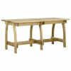 Záhradný stôl, stolík - Vidaxl Garden Table, 160x74x75 cm, impregnovaný D (Vidaxl Garden Table, 160x74x75 cm, impregnovaný D)