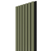 WALL CONCEPT akustický panel Oliva, čierny filc + MDF, 2750x285x21 mm, 0,78 m2