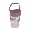 LOVI hrnček so slamkou Lovely Girl Junior ružový / bordo 250ml