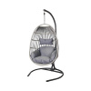 Závesné kreslo umelý ratan SenS-Line garden furniture 103 x 103 x 190 cm šedá antracitové