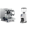 Rocket Espresso R 58 Cinquantotto + Eureka Atom Specialty 65, white