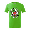 Bowling komiks - Tričko detské bavlnené - 134 cm/8 rokov ( Apple Green )
