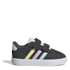 adidas VL Court 3.0 Shoes Infants grey/mint/lilac C5 (22)