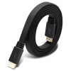 Interlook HDB-9M | Plochý kábel HDMI 1.4 | 3D | 1080p FULL HD @ 60 Hz Čierný