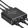 Adaptér rozdeľovač mini Switch splitter LAN Ethernet RJ45 4xRJ45 1000M 1GB