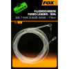 Fox Fluorocarbon Fused Leader 30lb 115cm veľ.7 Kwik Change Swivel 115cm