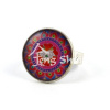 Prsteň Mandala cyklámen Lotos, kruh 2 cm