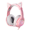 Herné slúchadlá ONIKUMA K9 Pink RGB K9P RGB 3.5mm