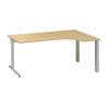 Interiér Říčany Ergonomický stôl ProOffice C 180 x 120/80 cm, pravý, divoká hruška