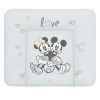 CEBA Podložka prebaľovacia mäkká na komodu 85x72 Disney Minnie & Mickey Grey