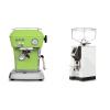 Ascaso Dream ONE, Fresh Pistachio + Eureka Mignon Specialita, CR white
