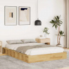 zahrada-XL Rám postele bez matraca 120x200 cm Dub z masívneho dreva 3324122