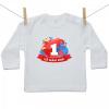 Boodyy Tričko s dlhým rukávom Už mám 1 rok Červená 68 (3-6 mesiacov)