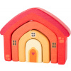 Small Foot Motorická hračka dřevěný skládací domeček