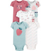 CARTER'S Body krátky rukáv Strawberry dievča LBB 5 ks NB/ veľ. 56