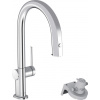Hansgrohe Aqittura M91 - Drezová batéria s výsuvnou koncovkou a filtračnou hlavicou, sBox, chróm 76826000