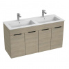 Jika Cube Skrinka s dvojumývadlom 116x43x61 cm, jaseň H4536611765141