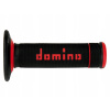 Domino gripy A190 offroad dĺžka 123 + 120 mm, čierno-červené