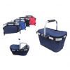 Košík nákupní skládací termo ALU/textil 9kg BAG, mix barev
