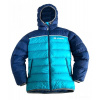 Sir Joseph Buni II navy/turquoise dětská zimní péřová bunda - 116