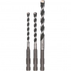 Bosch Vrtáky univerzálne SDS-Quick, 3-dielna súprava 2609256918