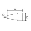 TIPA 06540210 Hrot N5-6/ZD553 pr.1.0mm (ZD-8915)