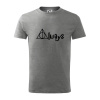 Harry - Always - Tričko detské bavlnené - 134 cm/8 rokov ( Tmavosivý melír )