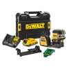 DeWalt DCE822D1G18 zelený krížový laser s olovnicou 12/18V 1x 2,0Ah aku