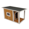 DOCHTMANN Psia búda drevená moderná 98 × 58 × 58 cm