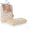 XKKO BMB Bambusová zavinovačka 120 × 120 - Little Stars Orange + klipy na kočárek