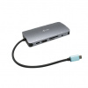 i-tec USB-C Metal Nano Dock HDMI/VGA s LAN, Power Delivery 100 W C31NANODOCKVGAPD