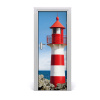 Fototapeta samolepiace na dvere morský maják 75x205