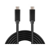 PremiumCord USB-C kabel ( USB 3.1 generation 2, 3A, 10Gbit/s ) černý, 0,5m ku31cg05bk