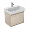 Ideal Standard Connect Air - Skrinka pod umývadlo Cube 55 cm, 48x41x40 cm, dekor svetlé drevo/svetlohnedá mat E0844UK