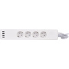 GREENLUX WiFi 4SOC SCHUKO 4USB - SMART WiFi zásuvka s USB
